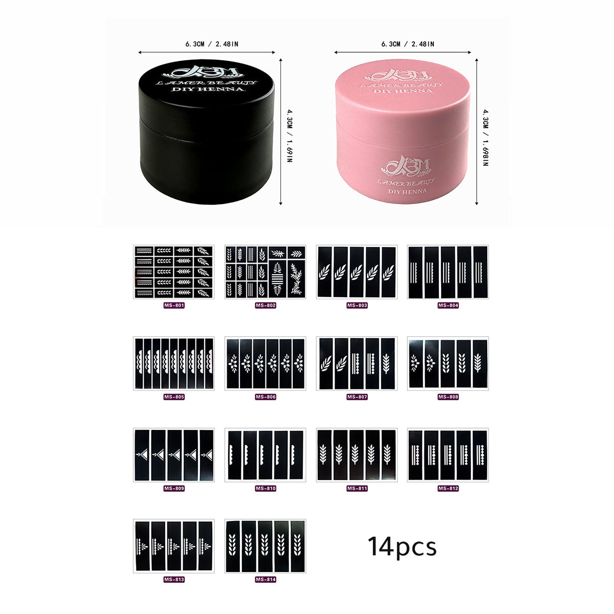 Waterproof and durable DIY plant tattoo cream kit