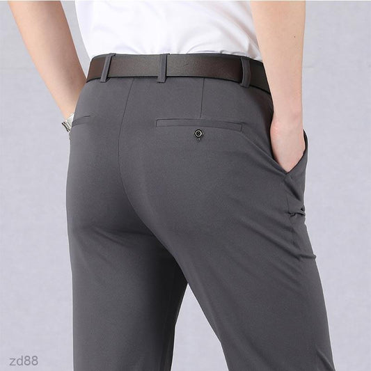 2025 Middle-aged and elderly casual spring thin trousers