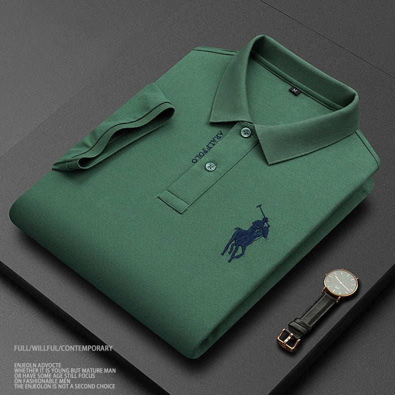 مطرز طية صدر السترة قميص بولو جديد للتنفس2025-【اشترِ 1 واحصل على 1 مجانًا】