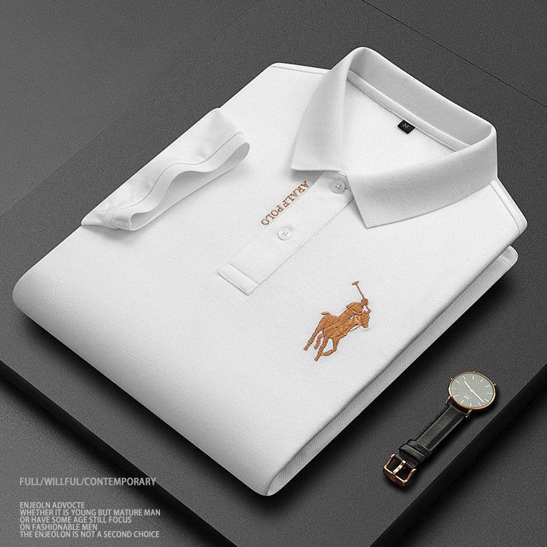 مطرز طية صدر السترة قميص بولو جديد للتنفس2025-【اشترِ 1 واحصل على 1 مجانًا】