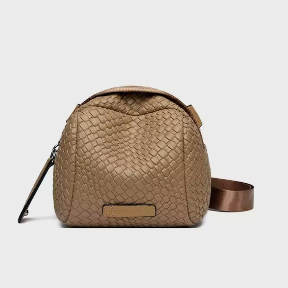 حقيبة نسائية فاخرة خفيفة متعددة الاستخدامات بكتف واحد قطري كاجوال بسيط أسود صغير