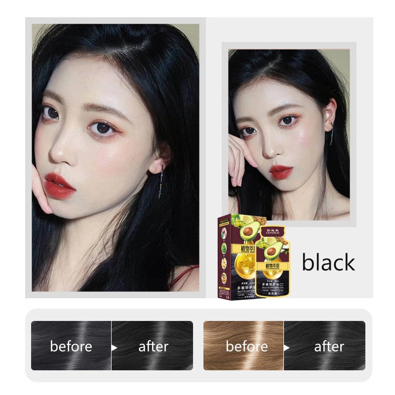 【شراء واحدة والحصول على اثنين مجانا】Avocado plant extract hair dye