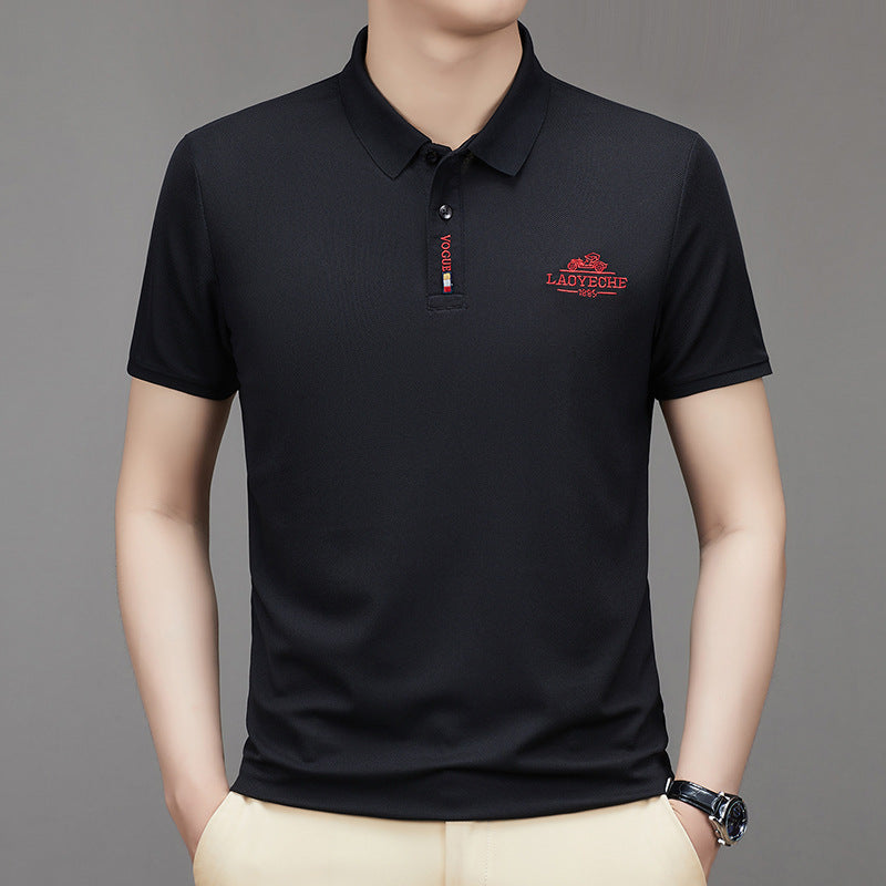 2024 summer men's embroidered polo shirt