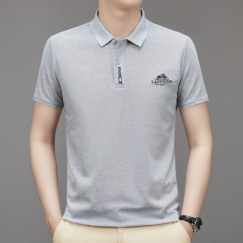 2024 summer men's embroidered polo shirt