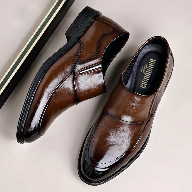 2025 Men's casual leather shoes