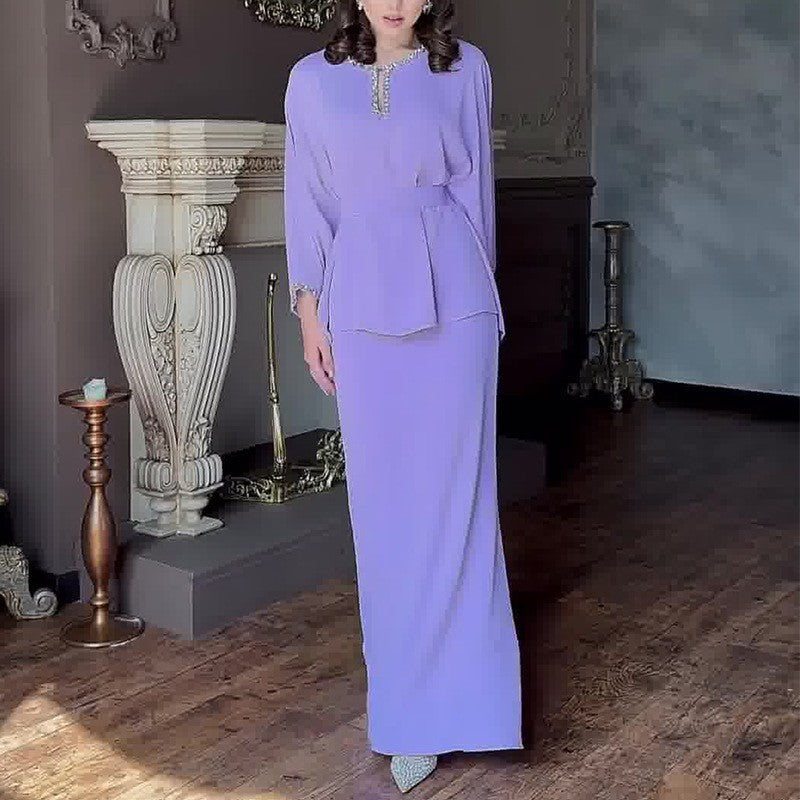 طقم قميص + تنورة مكون من قطعتين