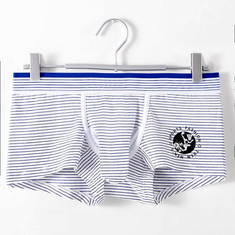 2025 Breathable Fashion Striped Men's Boxer Briefs