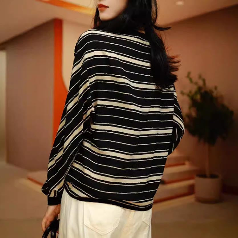 ae837-Women's fashionable loose long sleeve tops