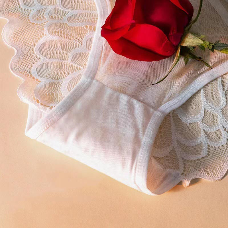 ae858-Ladies summer quick-drying breathable lace panties