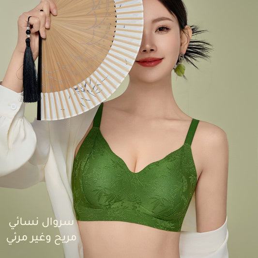 2025 luxury silk push up bra for women