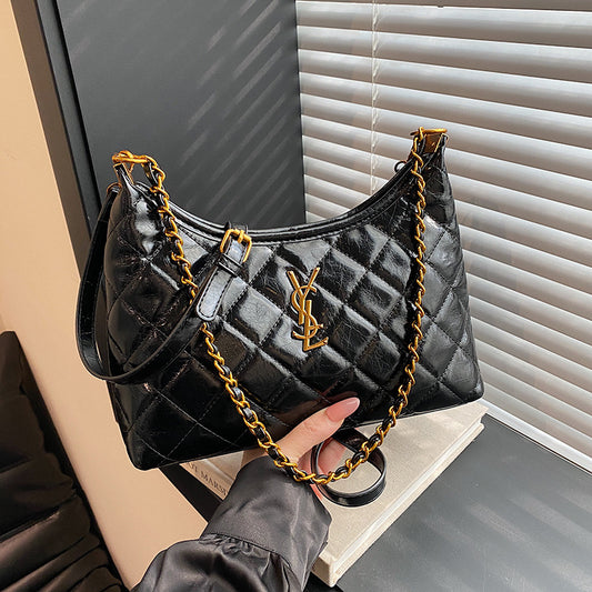 zp731-Chanel style diamond crossbody bag