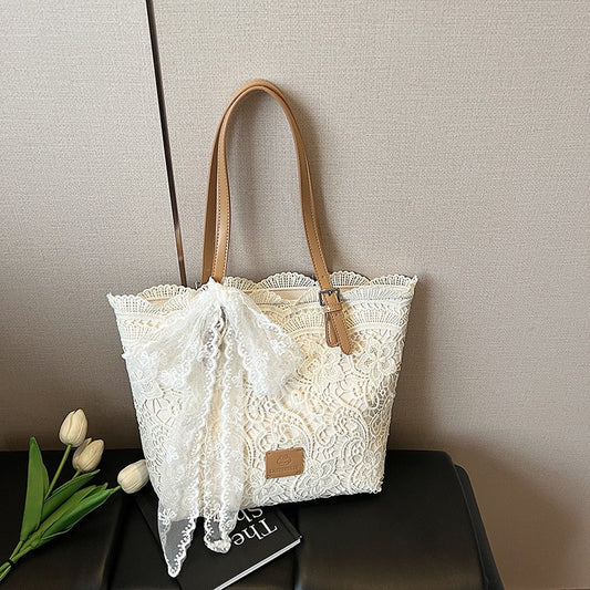 zp734-French lace shoulder bag