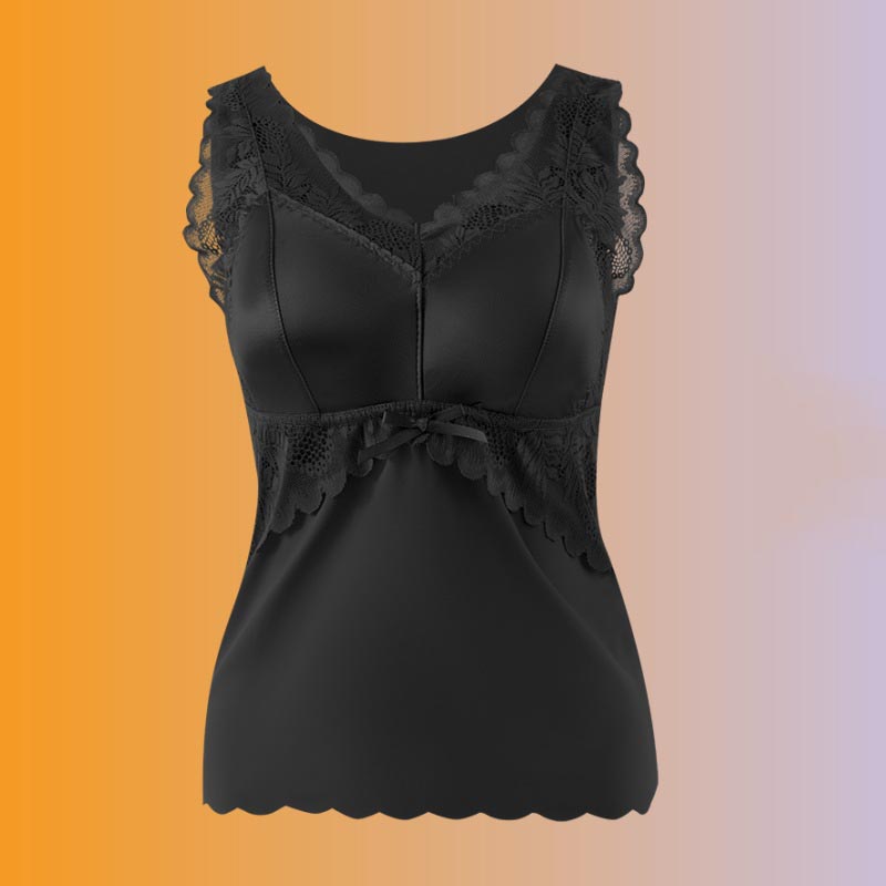 zp736-Women's light luxury lace bra with bra pads