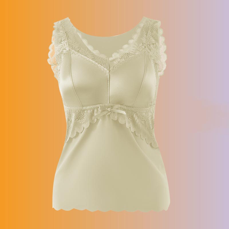 zp736-Women's light luxury lace bra with bra pads