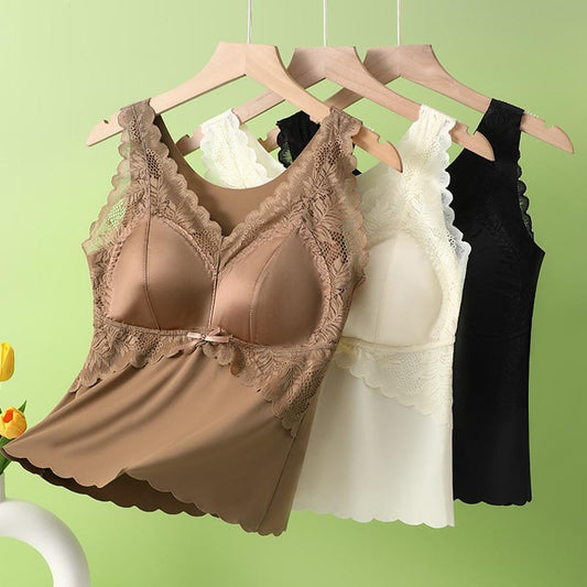 zp736-Women's light luxury lace bra with bra pads