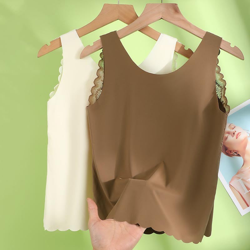 zp736-Women's light luxury lace bra with bra pads