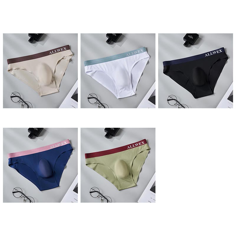 ah36-Men's ice silk seamless breathable briefs
