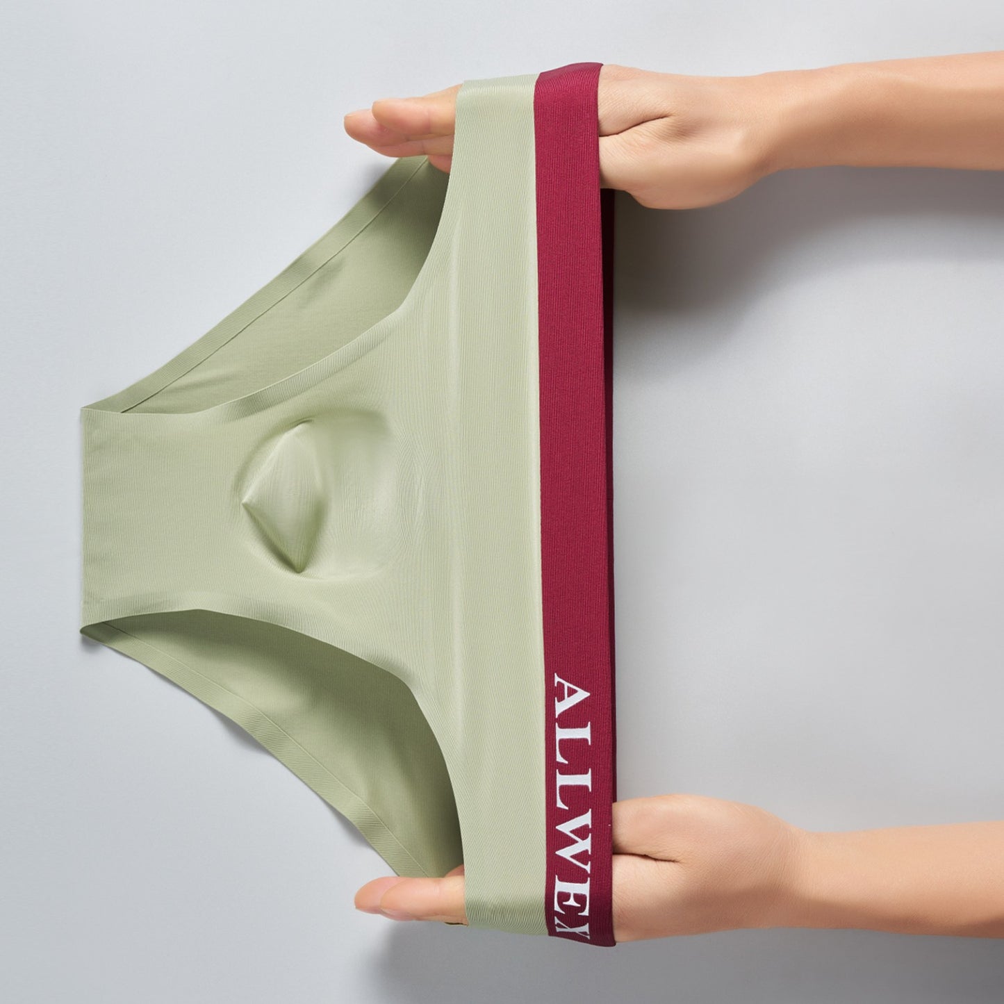 ah36-Men's ice silk seamless breathable briefs