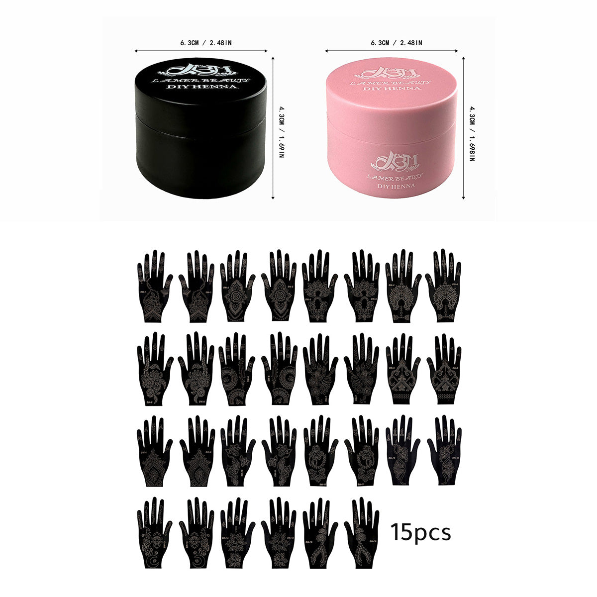 Waterproof and durable DIY plant tattoo cream kit