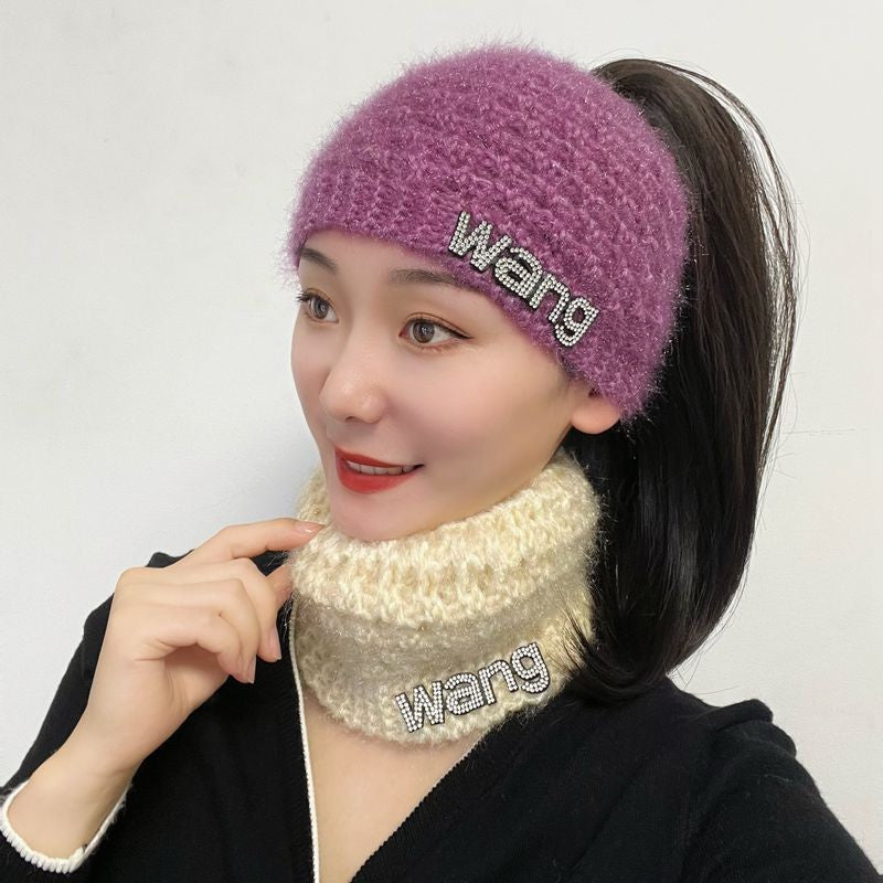 Autumn and winter women's headscarf hat